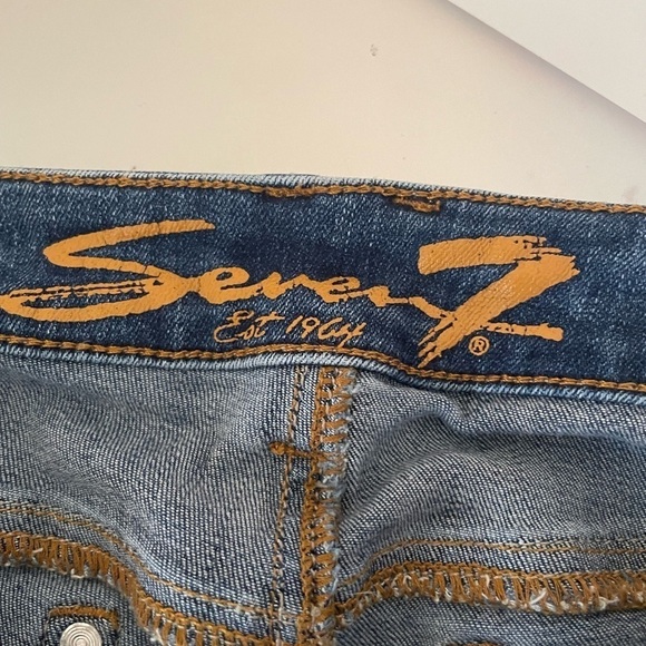 Seven7 Women’s Bootcut Jeans with Rhinestones - Picture 6 of 7